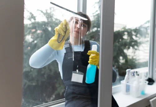Nettoyage de vitres intérieures et extérieures à Taulé